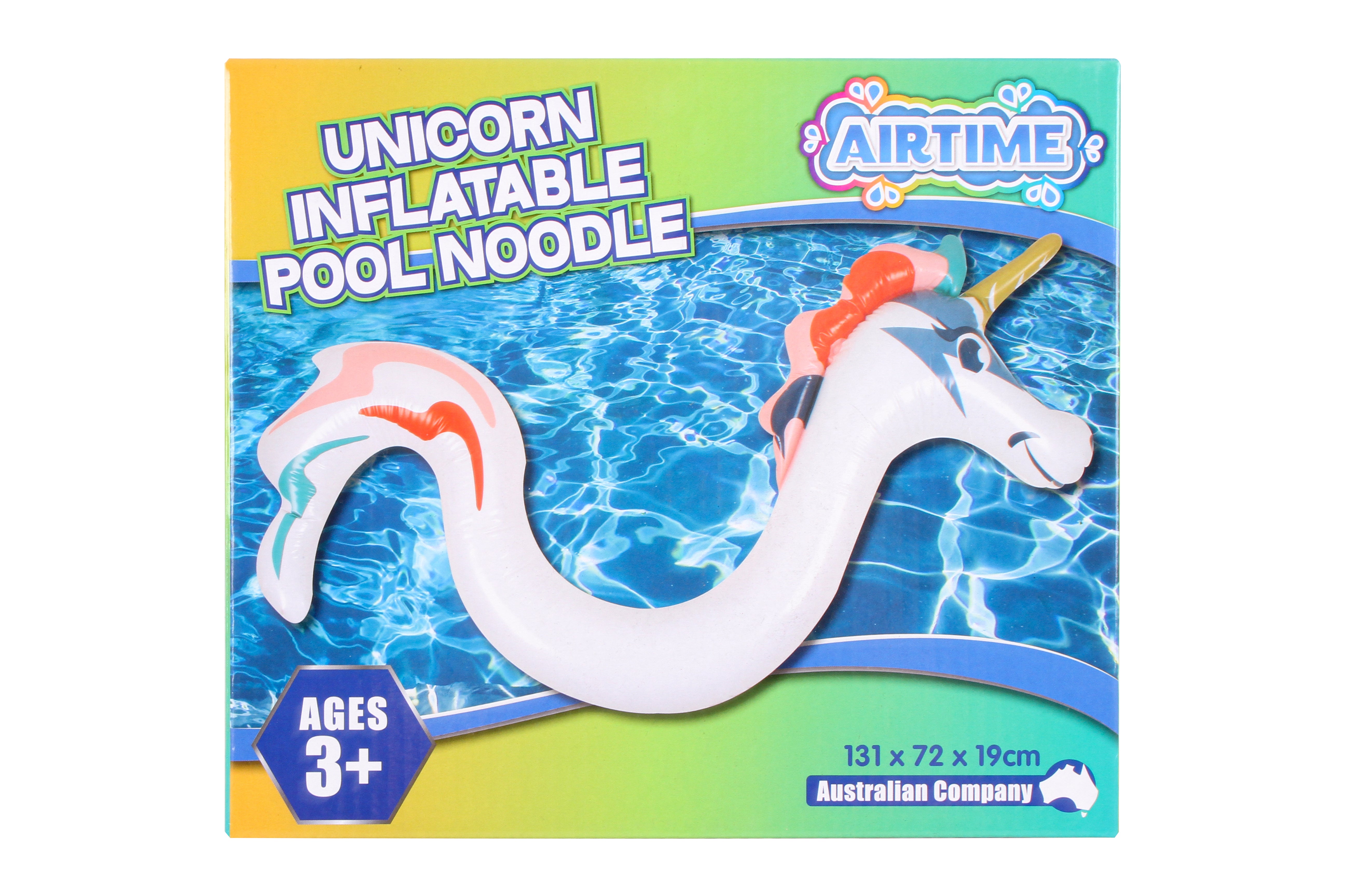 UNICORN INFLATABLE POOL NOODLE 131 X 72 X 19 CM