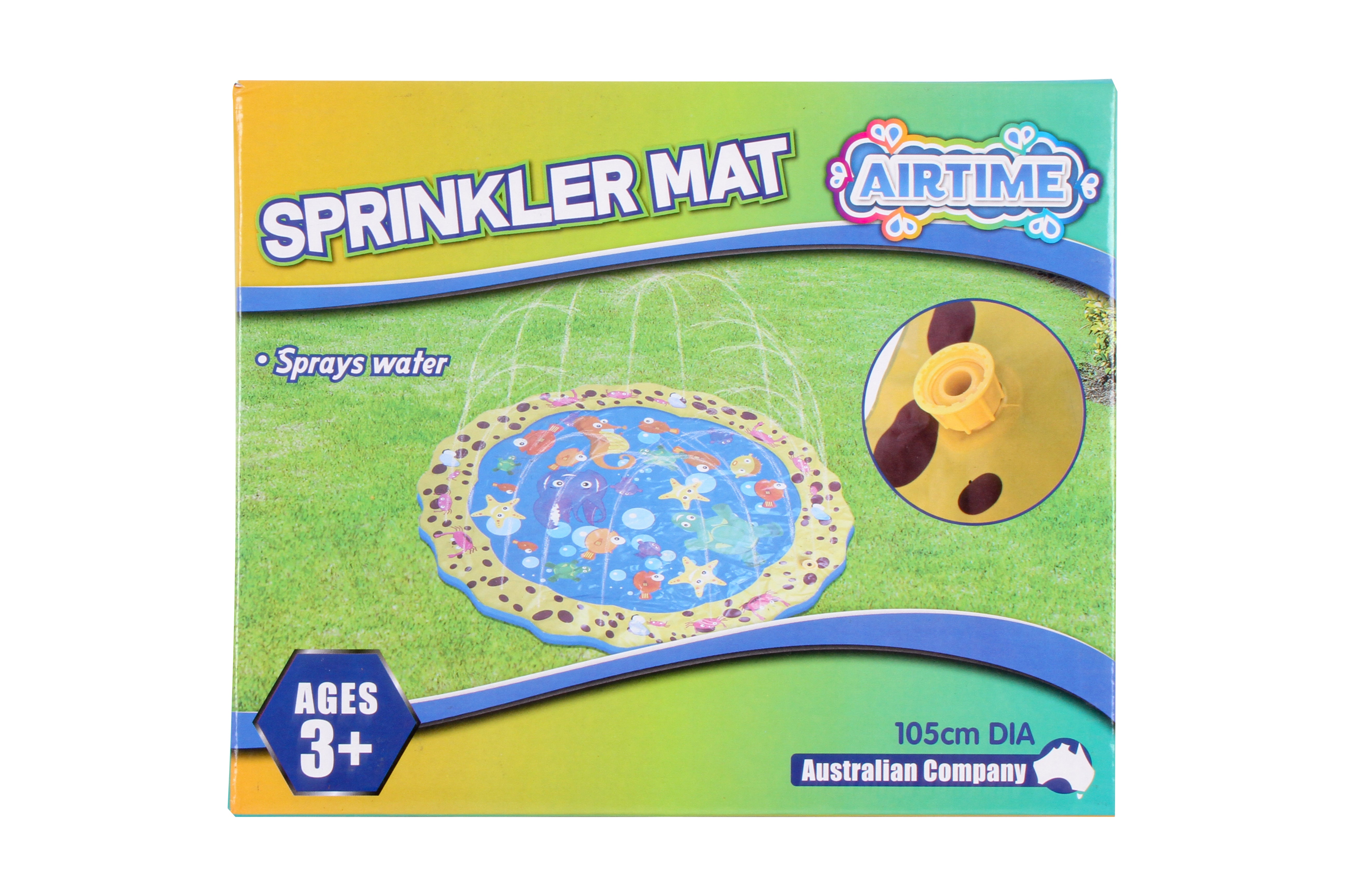 SPRINKLER MAT 105CM SEA THEME