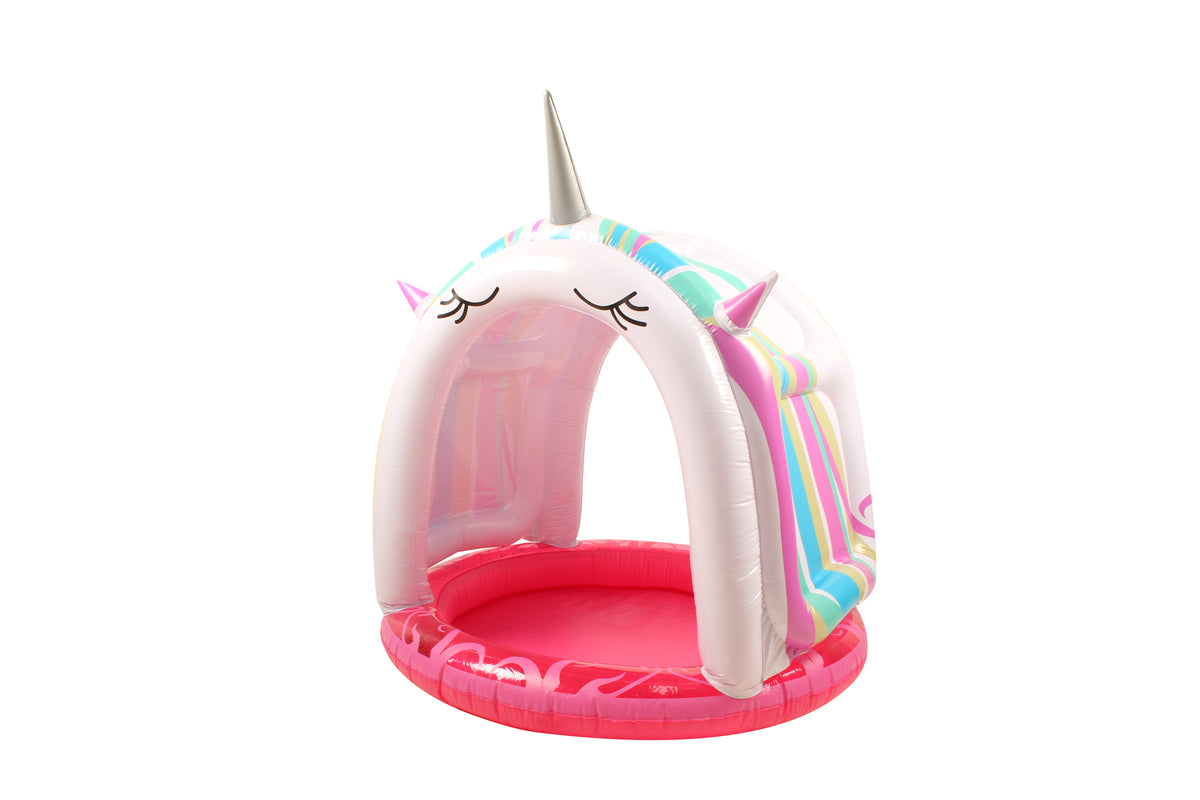 UNICORN POOL WITH CANOPY 110CM