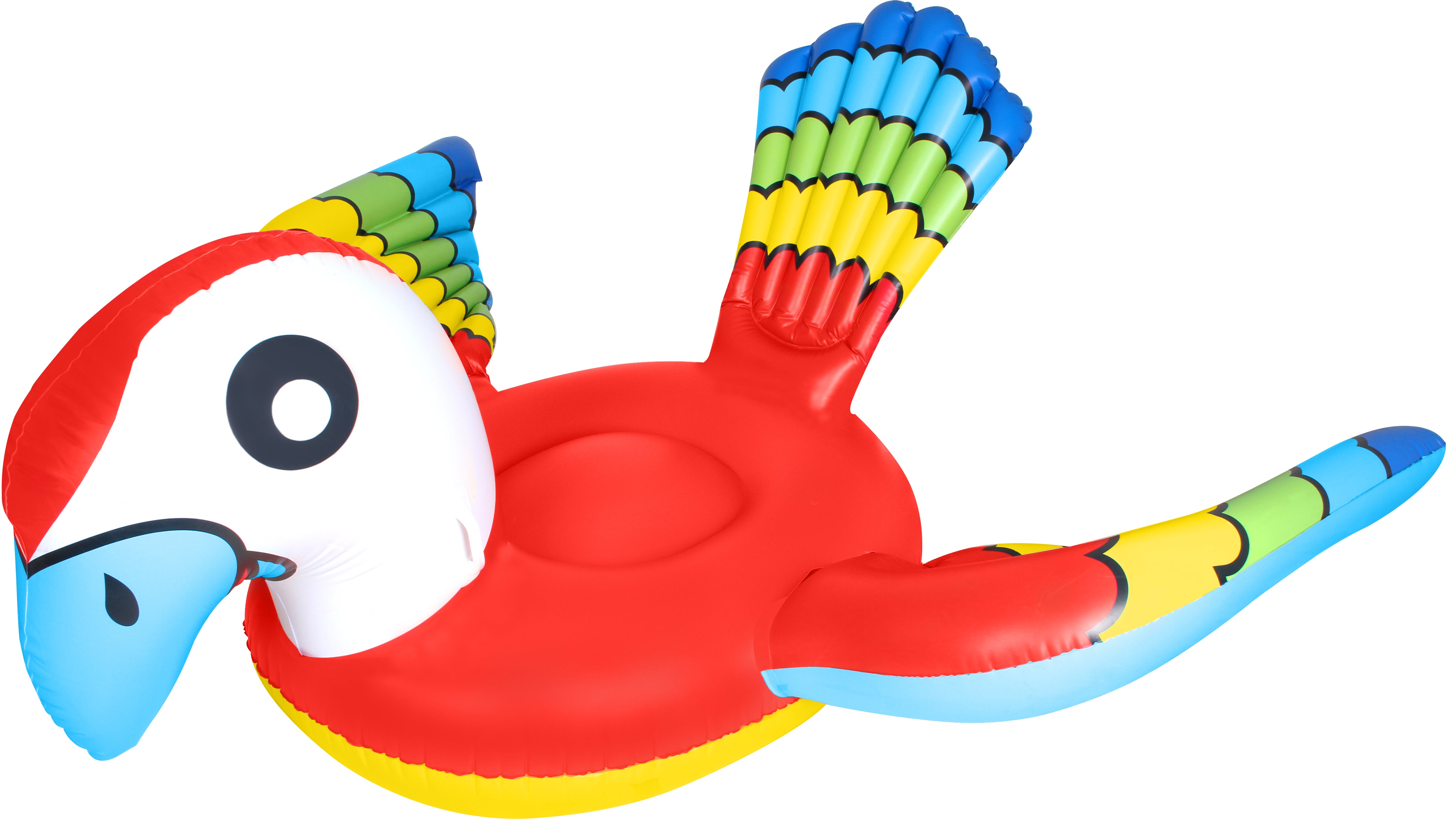 GIANT PARROT FLOAT W/2 PLASTIC HANDLES 186X221X95CM INFLATED