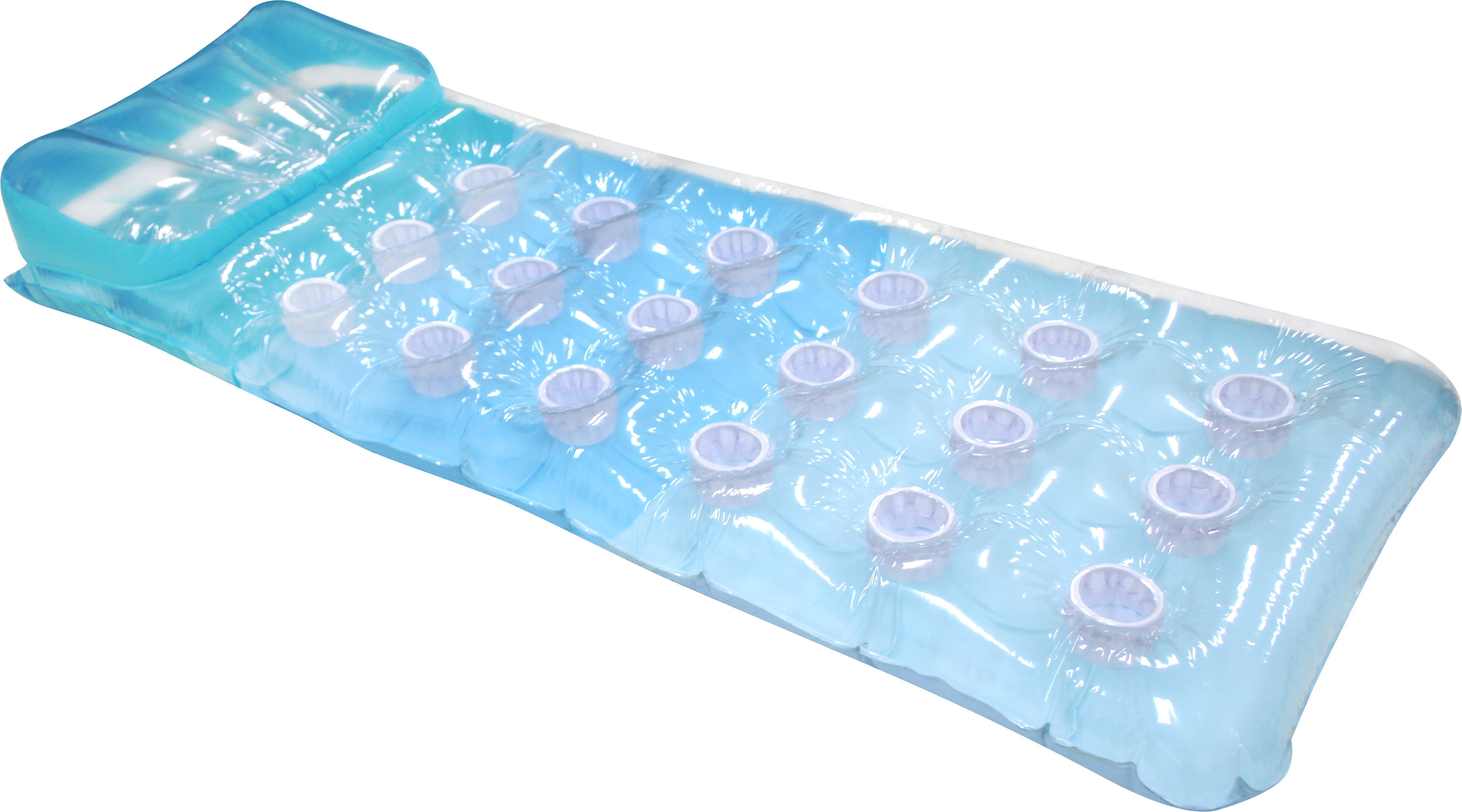 INFLATABLE MATTRESS PINK OR BLUE 183X71CM