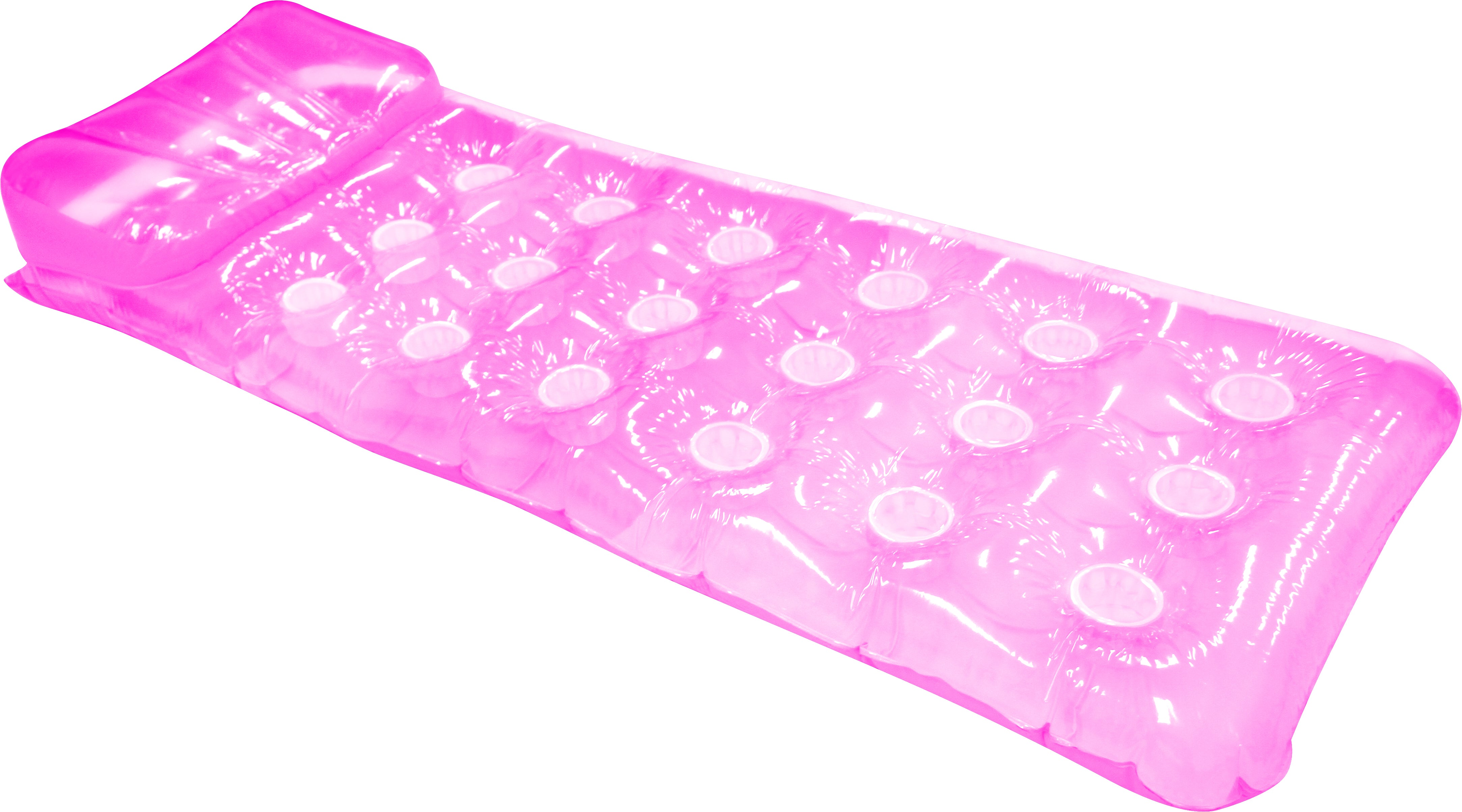 INFLATABLE MATTRESS PINK OR BLUE 183X71CM