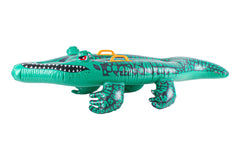 INFLATBLE CROCODILE 143 X 48CM WITH HANDLES