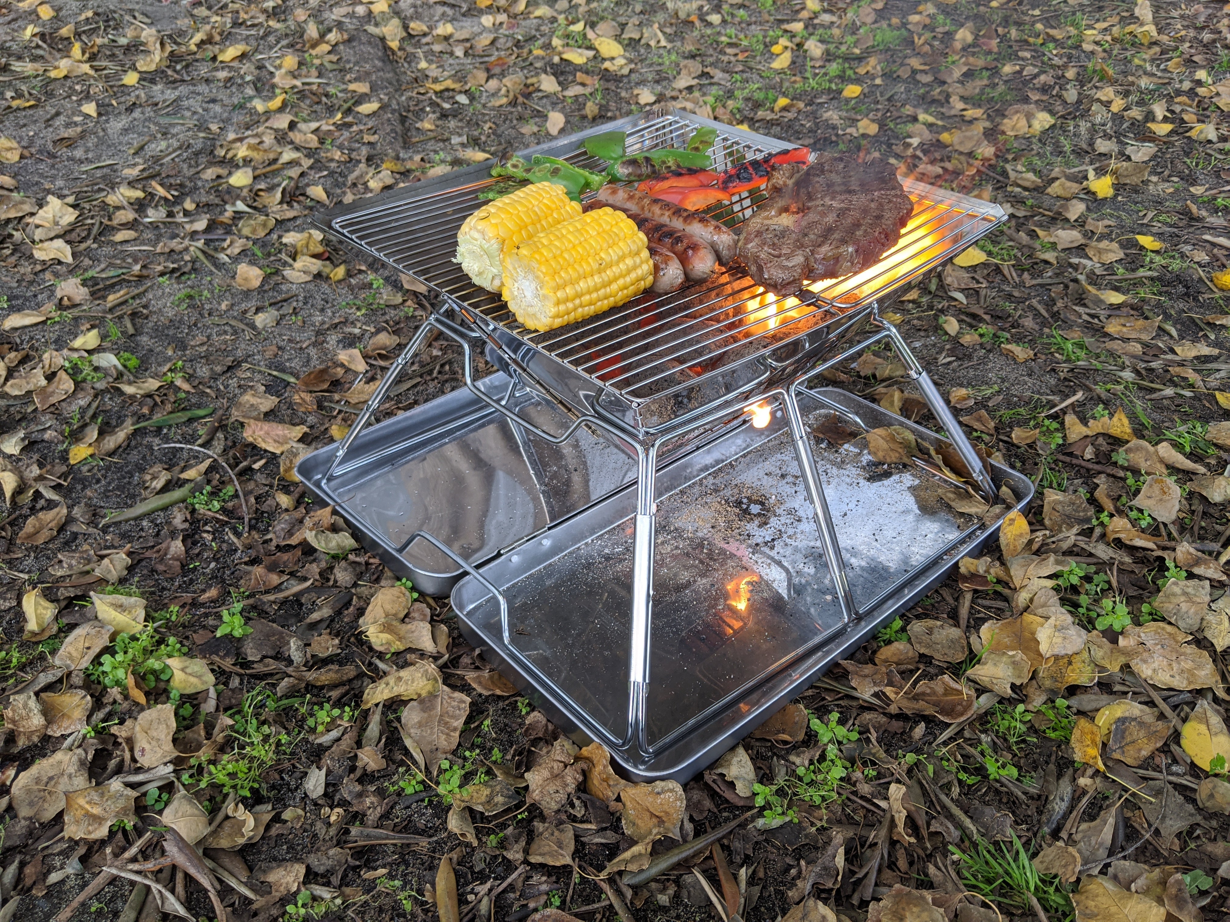 FRONTIER 360 STAINLESS STEEL FOLDING BBQ