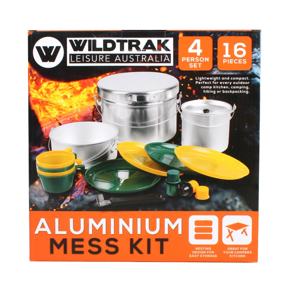 4 PERSON ALUMINIUM MESS KIT