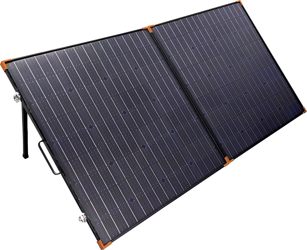 Wildtrak™ 60W Folding A-Grade Monocrystalline & Aluminium Solar Panel with Bag for Off-Grid Living, Camping, 4WD & Caravan Adventures