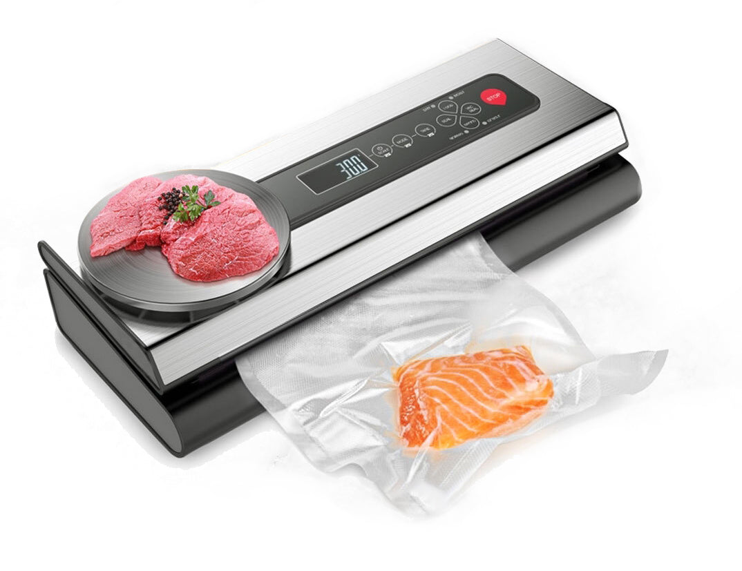 DELUXE 12V/240V VACUUM SEALER WITH REMOVABLE SCALE