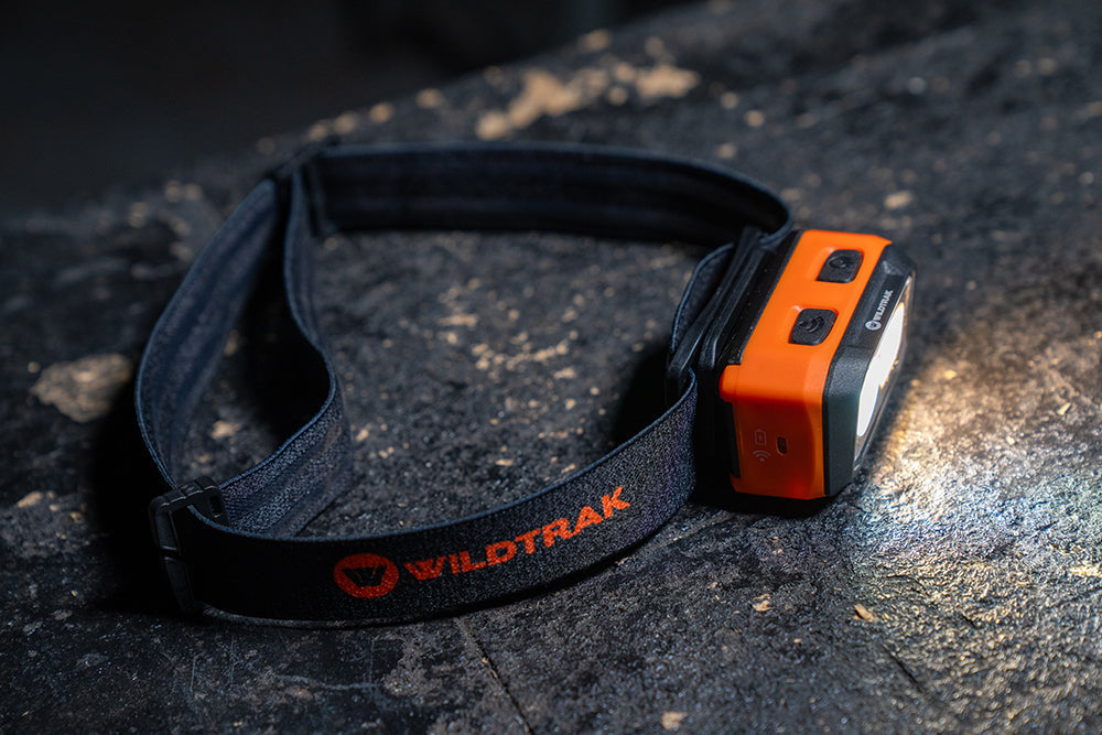 Wildtrak™ Premium Headlamp, Rechargeable, Multi Light inc Amber, Dual Power, Motion Sensor, Adjustable Brightness, Magnetic Base, USB-C Fast Charge, Water and Dust Resistant, Suitable for Work or Camping