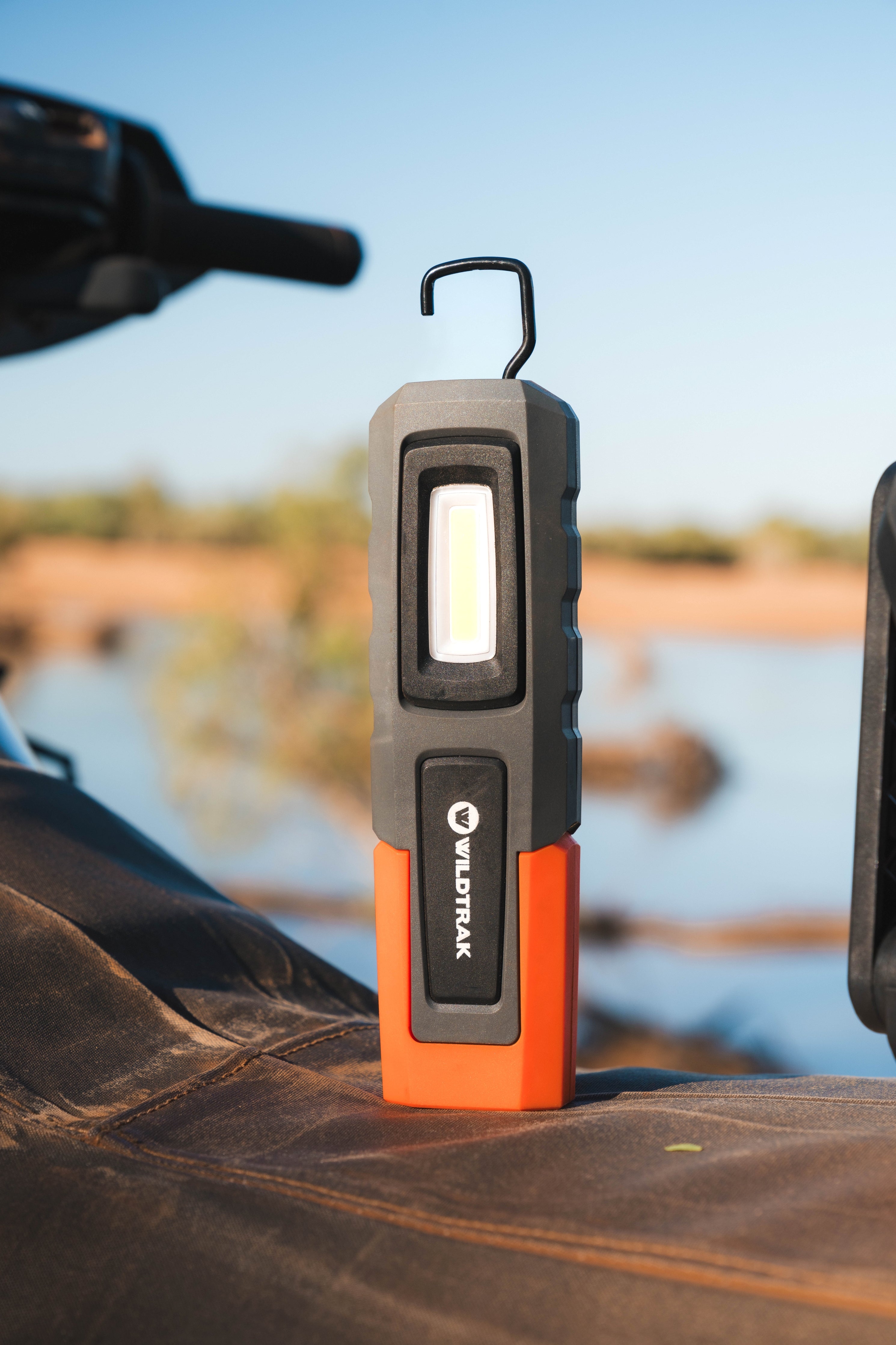 Handheld Work Light, Magnetic Base, Rechargeable, Duel Lighting Modes, 180 Swivel, USB-C Fast Charge, Water & Shock Proof