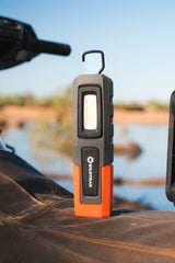 Handheld Work Light, Magnetic Base, Rechargeable, Duel Lighting Modes, 180 Swivel, USB-C Fast Charge, Water & Shock Proof