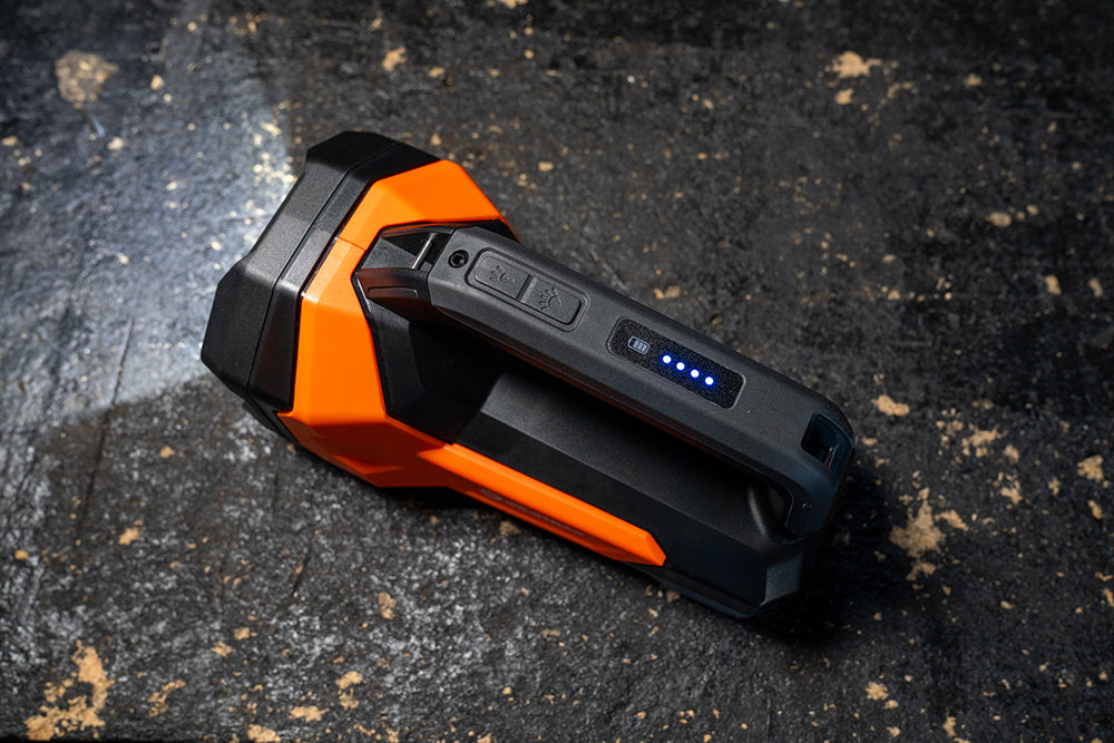 Wildtrak™ Spotlight, Rechargeable, 9 Light Modes, Flexi COB LED Light, Built-in Power Bank with USB-C Lead, Shockproof and Water Resistant