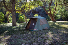 Coleman outdoor tent with weather protection