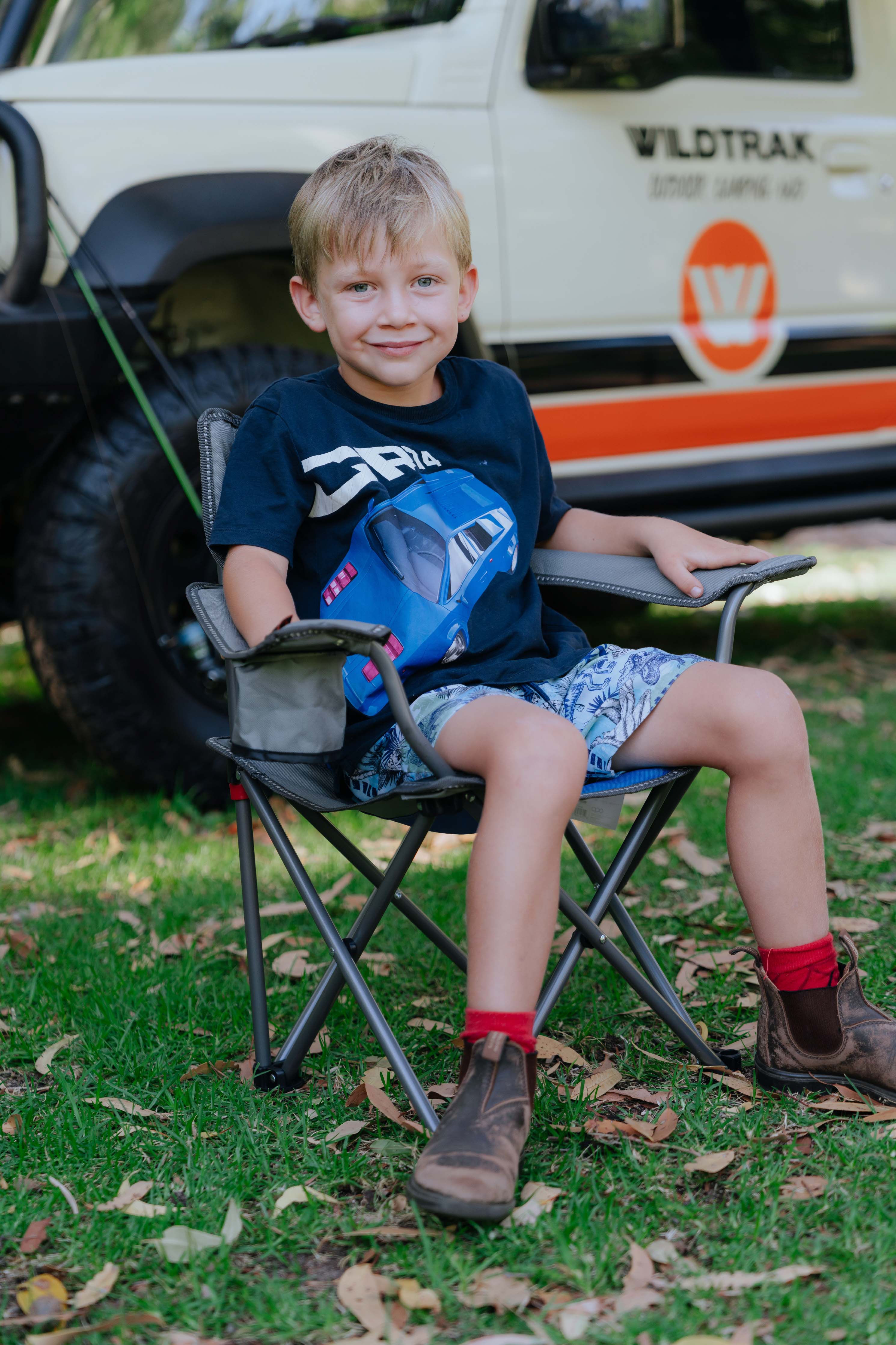Compact portable camp chair - Wildtrak Leisure Australia 