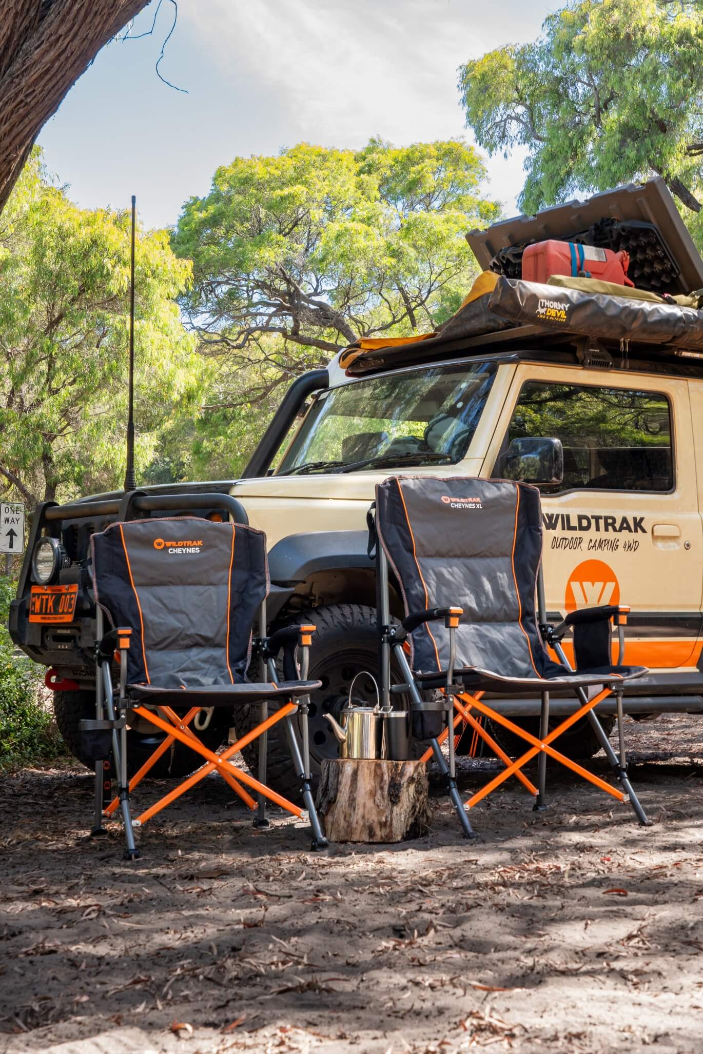 Lightweight camp chair perfect for outdoor trips