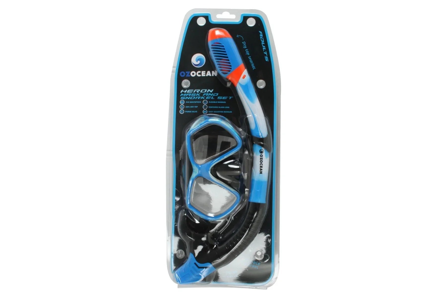 SILICON MASK SNORKEL SET - HAYMAN ADULT