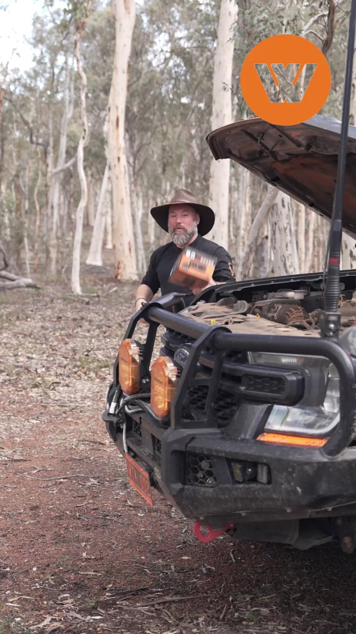 Heavy-Duty 6000A 26800mAh HP Lithium Car & 4WD Jump Starter (Petrol & Diesel) with Case