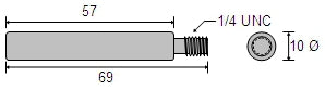 CDZ9-003 Caterpillar Diesel Zinc Anode