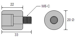 CDZ9-007 Yanmar Zinc Engine Anode