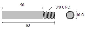 CDZ9-010 GM Oil Cooler Zinc Anode