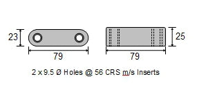 CDZ9-086 Hamilton Jet Zinc Bar Anode