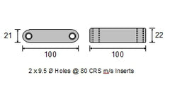 CDZ9-087 Hamilton Jet Zinc Bar Anode