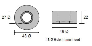 CDZ9-088 Hamilton Jet Zinc Ring Anode