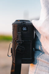 Tropics Hip Fan | 6000mAh Rechargeable Portable Fan | Hands-Free Cooling for Camping, Travel & Outdoor Use